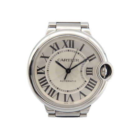 Cartier Ballon Bleu Stainless Steel Silver Roman Dial W6920046