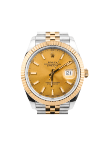 Rolex Datejust 41 Stainless Steel and Yellow Gold Champagne Dial 126333