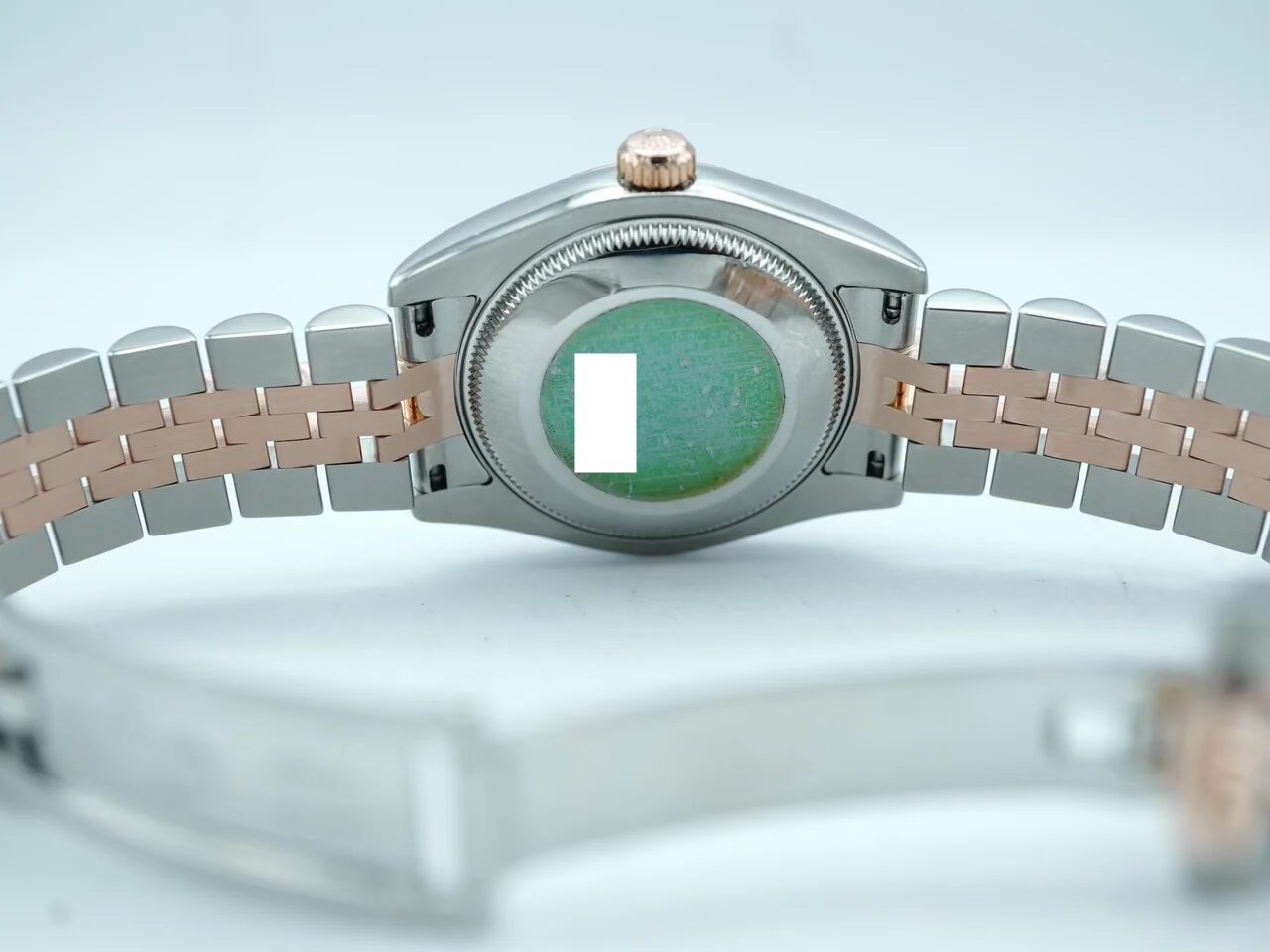 Rolex Datejust 31 Stainless Steel and Rose Gold Black Diamond Dial 178271