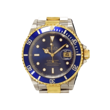 Rolex Submariner Date Stainless Steel and Yellow Gold Blue Dial 16613