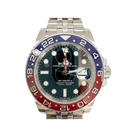 Rolex GMT-Master II "Pepsi" Stainless Steel Black Dial 126710BLRO