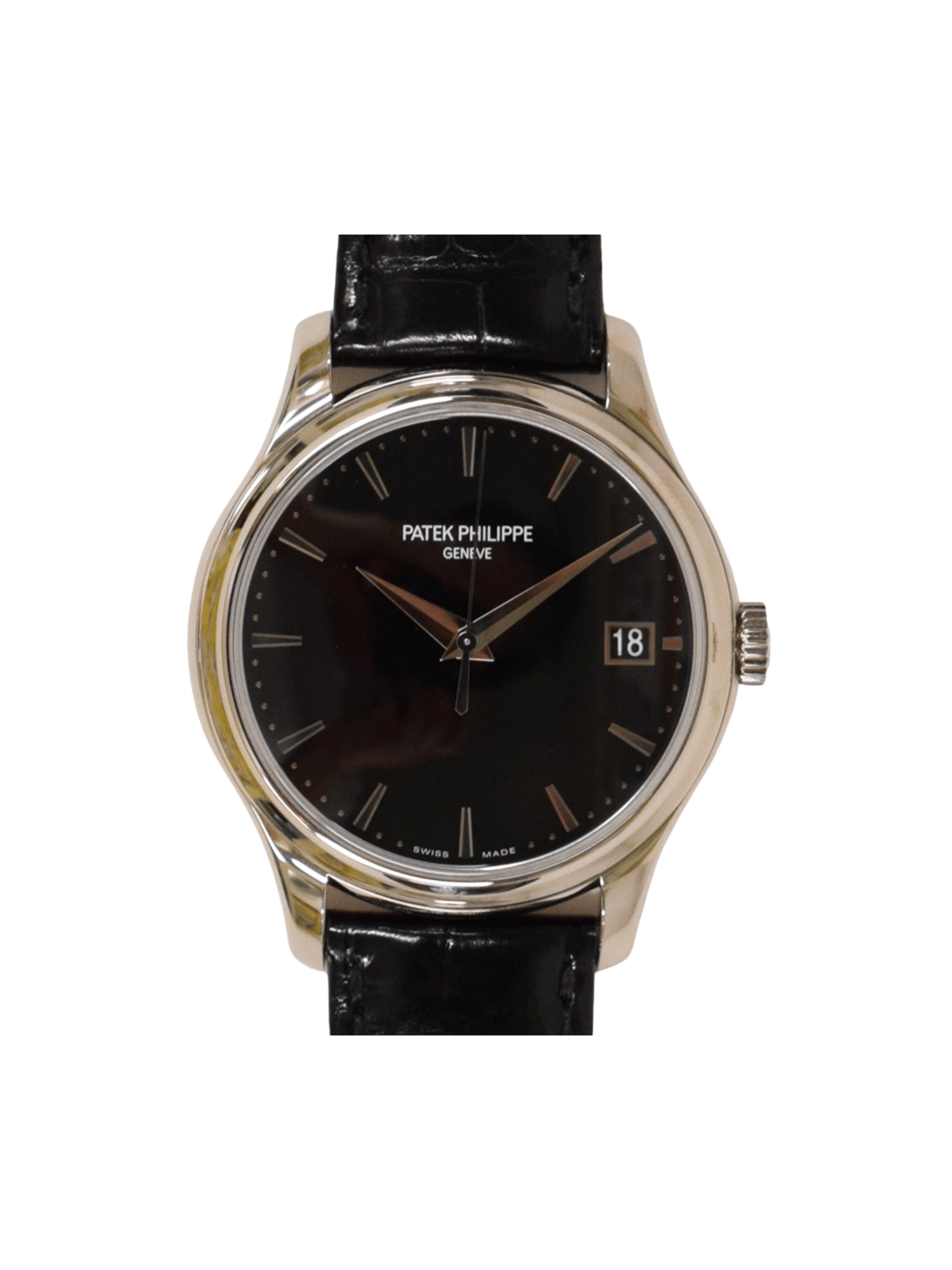 Patek Philippe Calatrava White Gold Black Dial 5227G-010