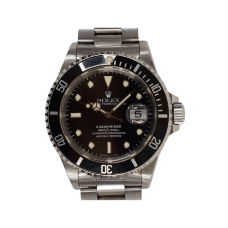 Rolex Submariner Date Stainless Steel Black Dial 16610