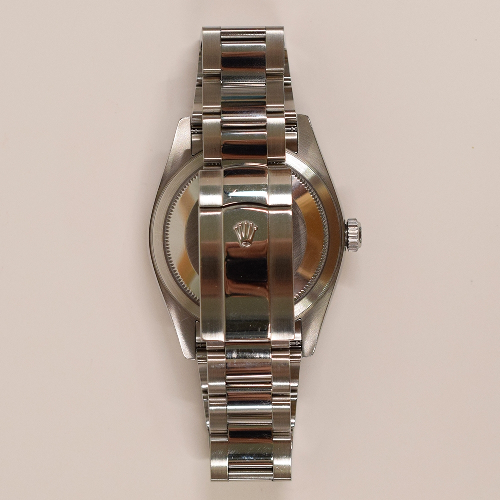 Rolex Sky-Dweller Stainless Steel and White Gold Blue Stick Dial 326934