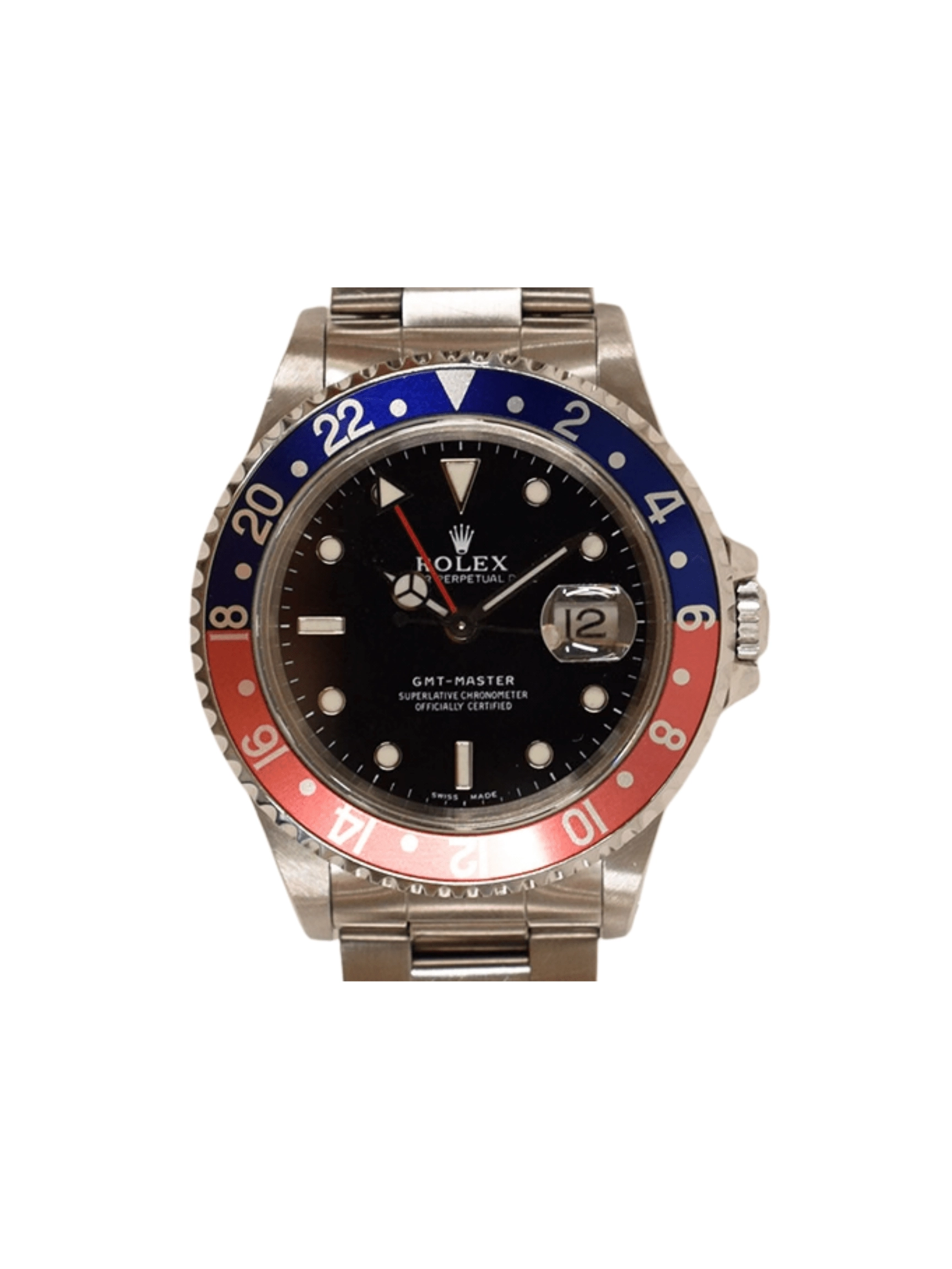 Rolex GMT-Master "Pepsi" Stainless Steel Black Dial 16700