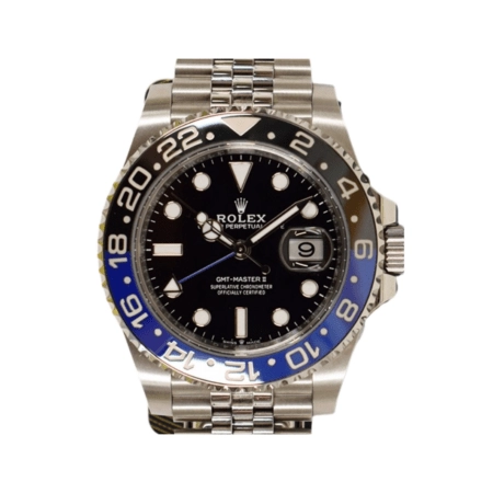 Rolex GMT-Master II Stainless Steel "Batgirl" Black Dial 126710BLNR