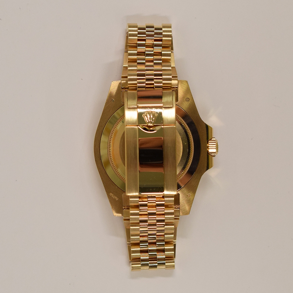 Rolex GMT-Master II Yellow Gold Black Dial 126718GRNR
