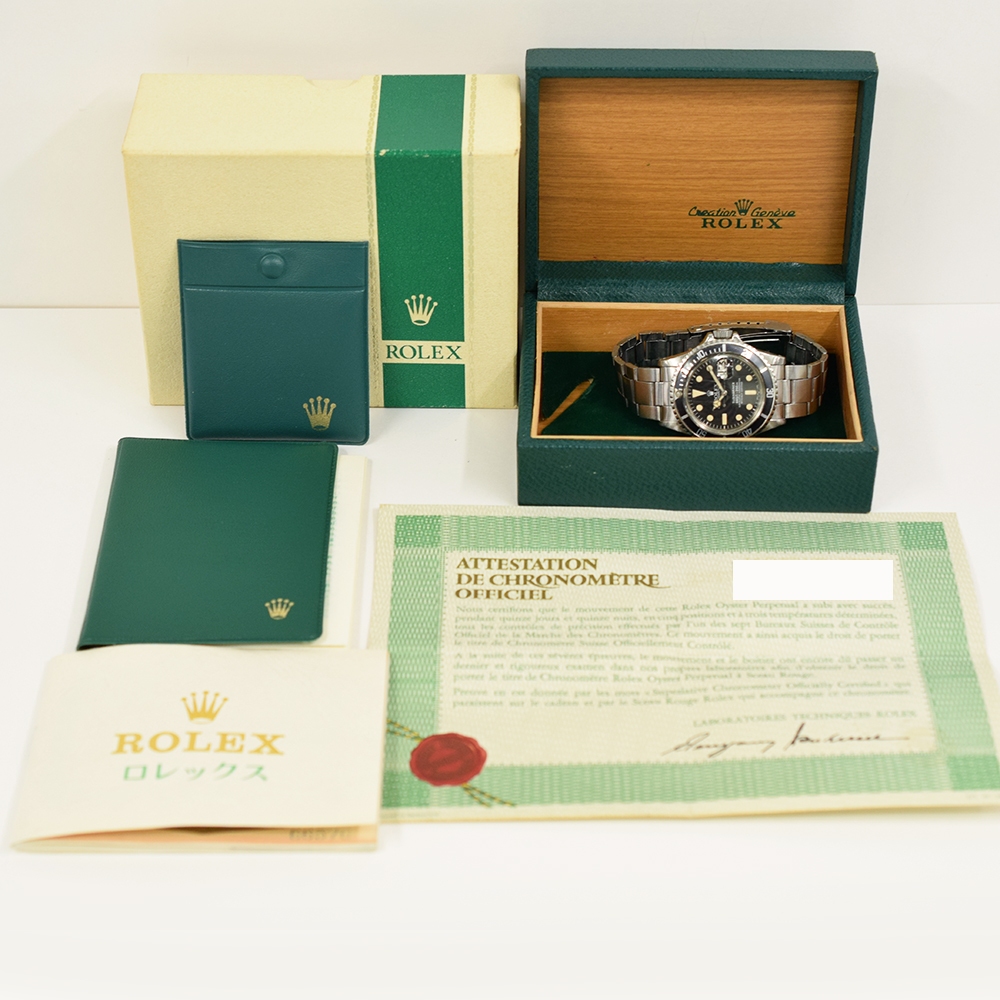 Rolex Submariner Date Stainless Steel Black Dial 1680