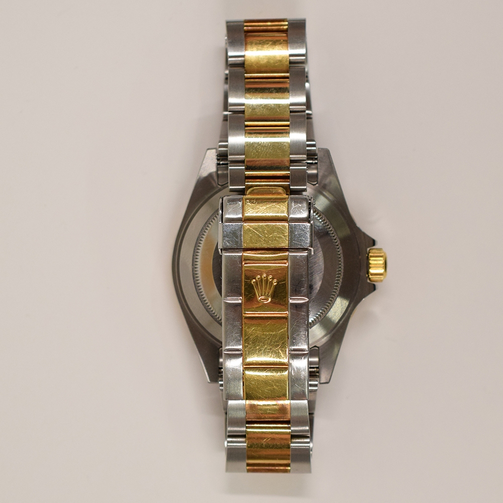 Rolex Submariner Date Stainless Steel and Yellow Gold Blue Dial 16613