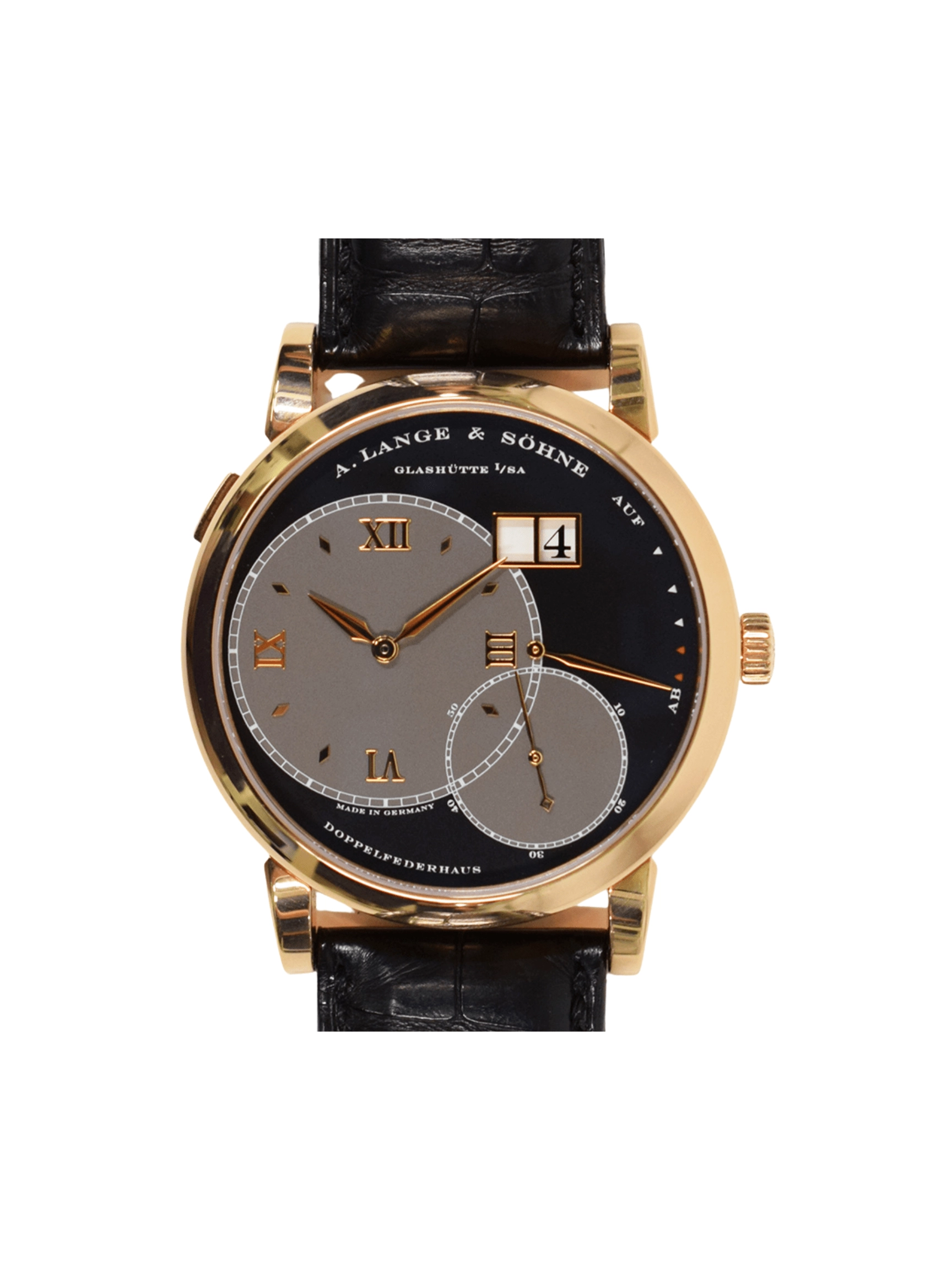 A. Lange & Söhne Grand Lange 1 Rose Gold Blue Roman Dial 115.031