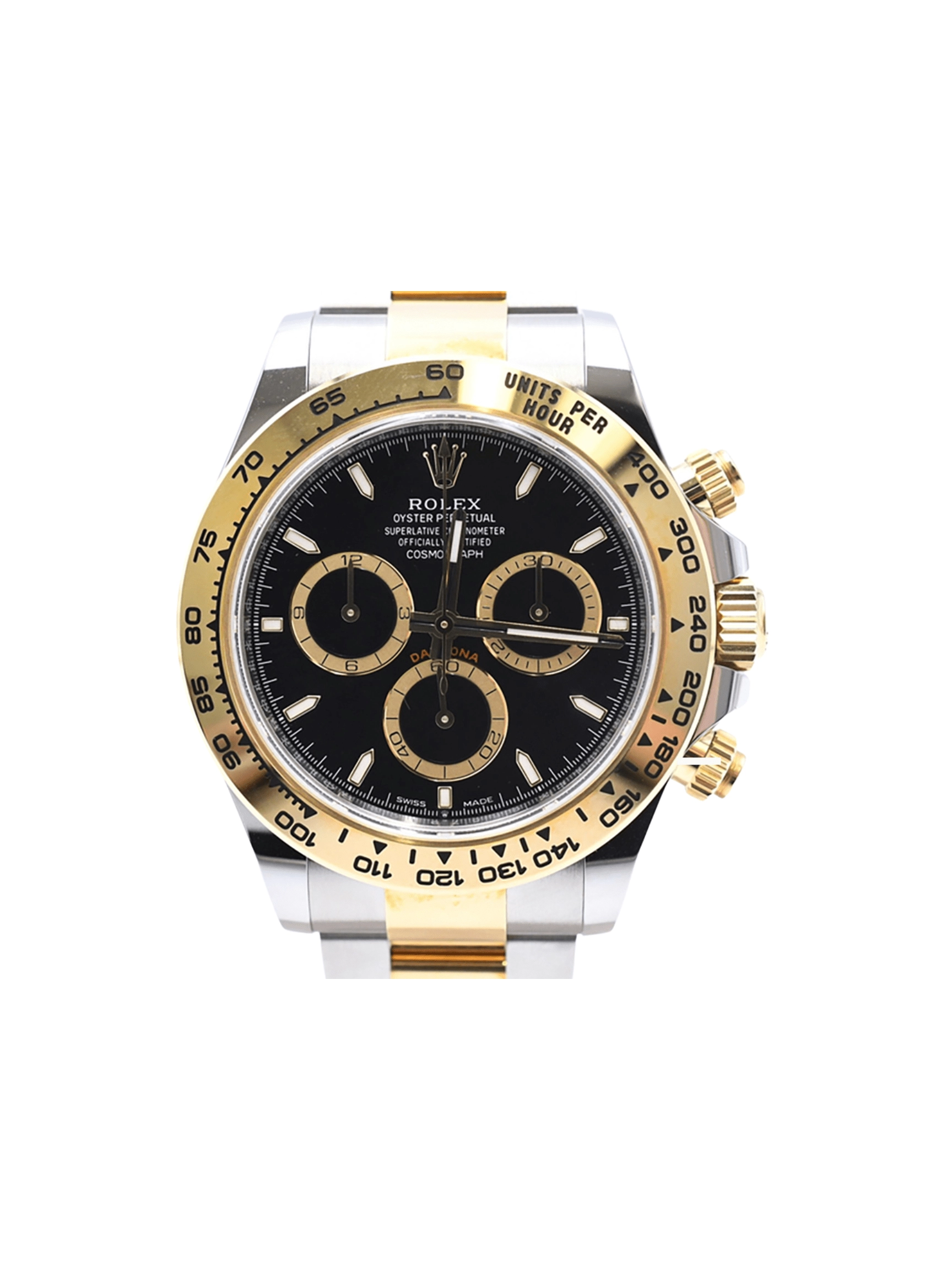 Rolex Daytona Stainless Steel and Yellow Gold Black Dial 126503