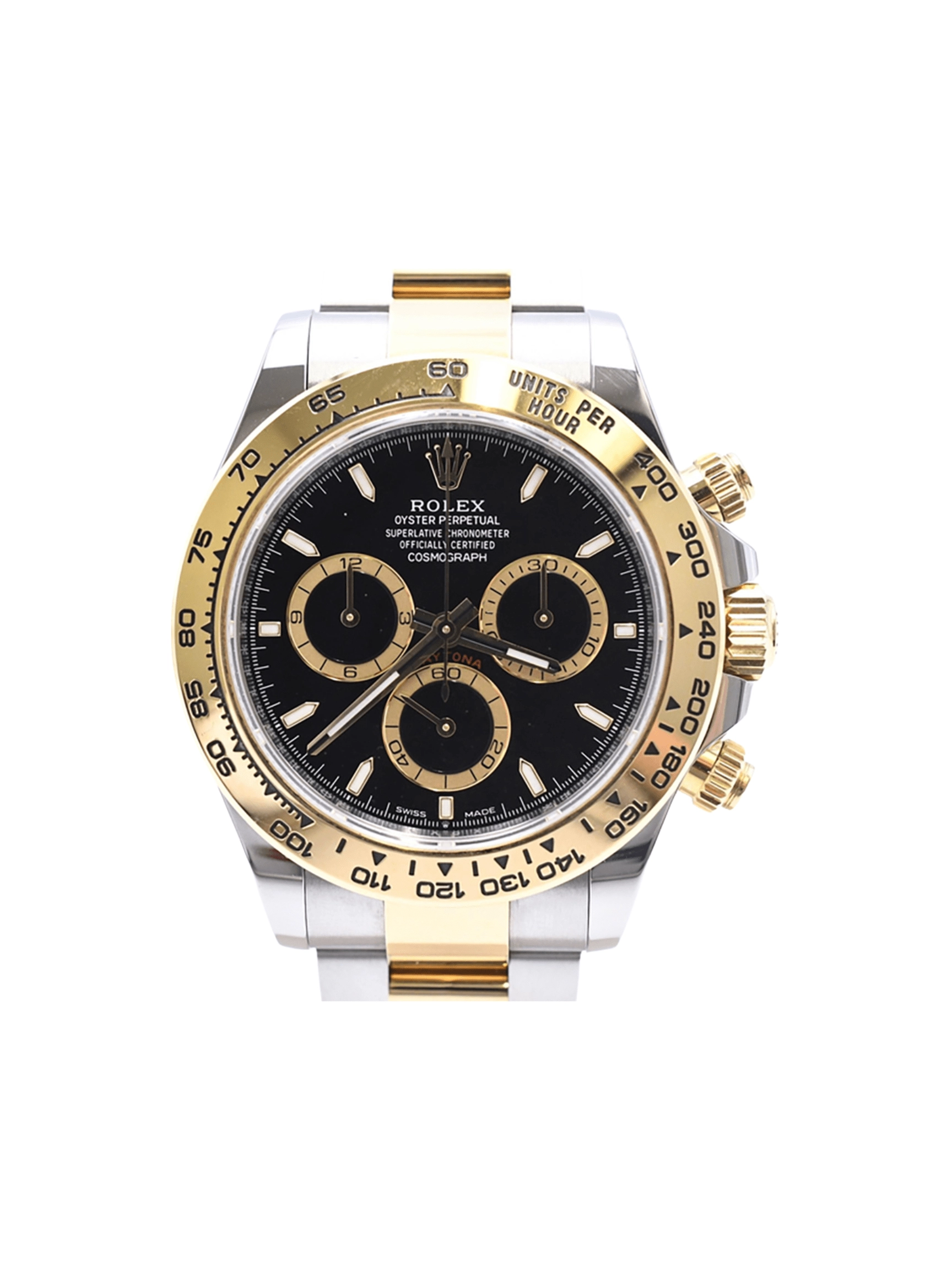Rolex Daytona Stainless Steel and Yellow Gold Black Dial 126503
