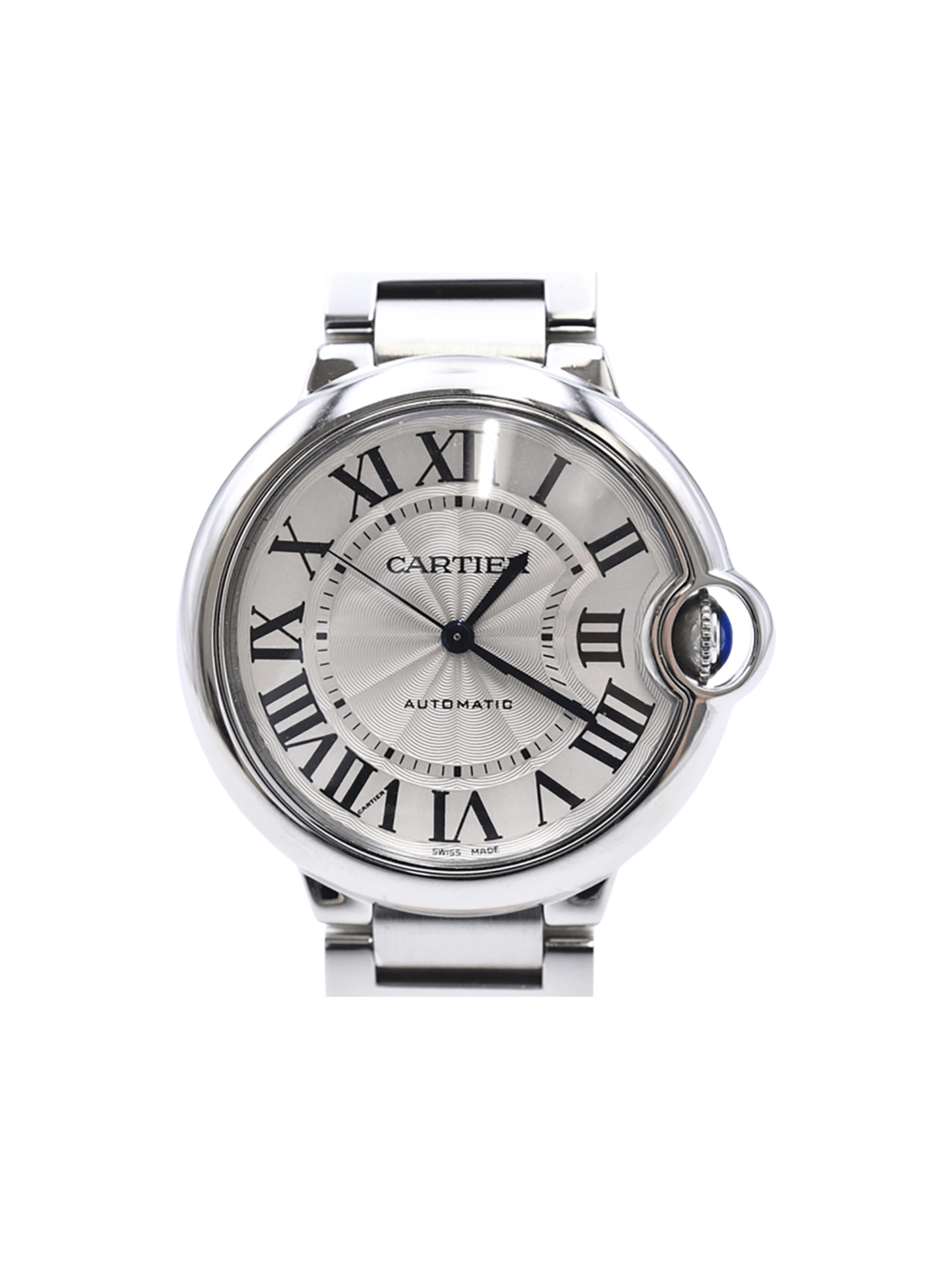 Cartier Ballon Bleu Stainless Steel Silver Roman Dial W6920046
