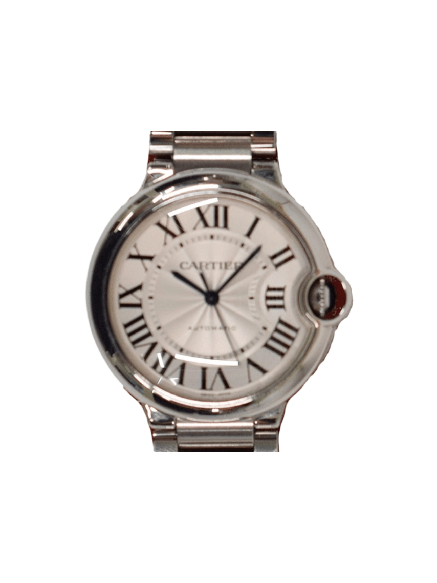 Cartier Ballon Bleu Stainless Steel Silver Roman Dial W6920046