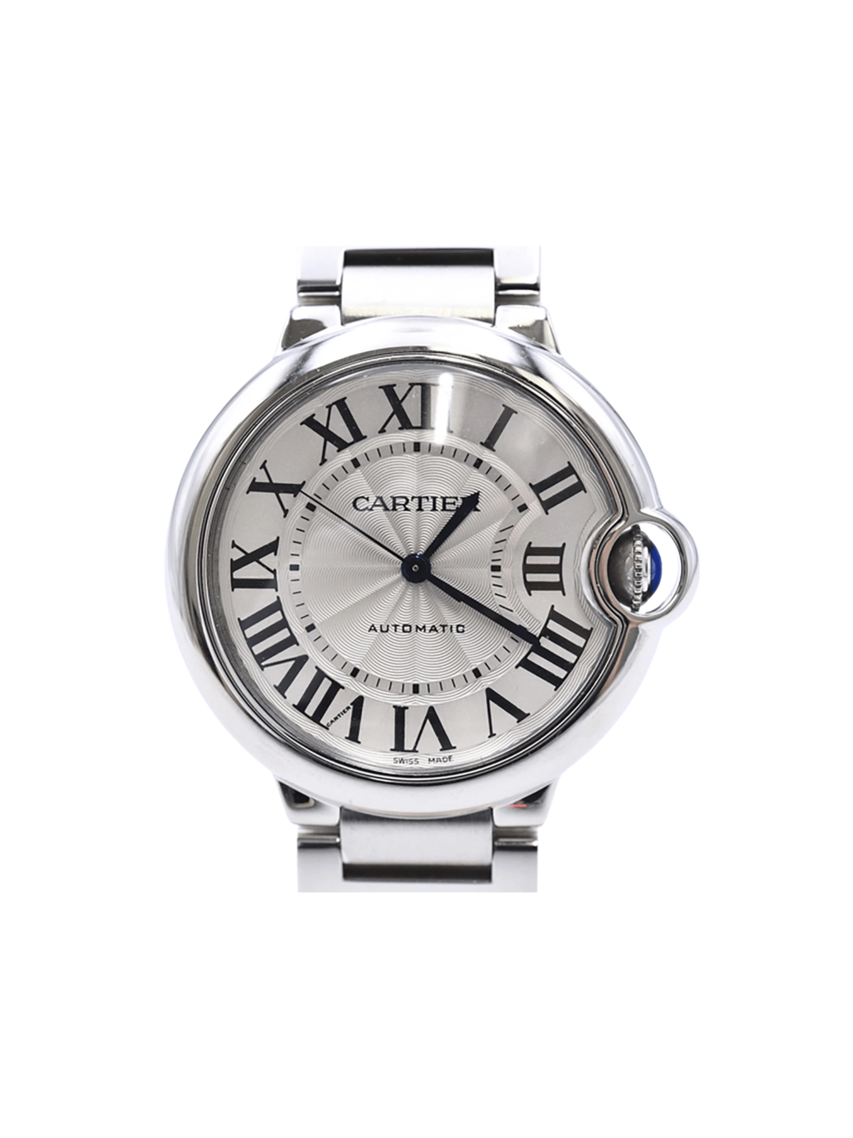 Cartier Ballon Bleu Stainless Steel Silver Roman Dial W6920046