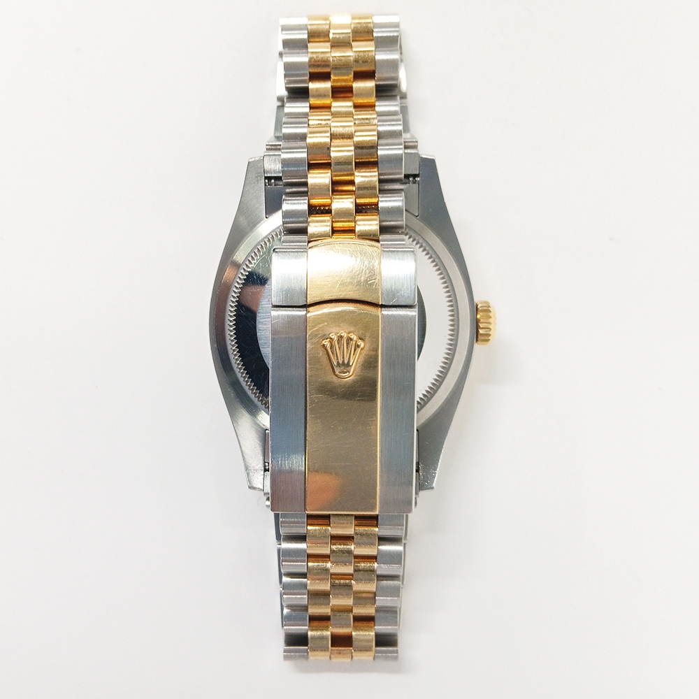 Rolex Datejust 36 Stainless Steel Yellow Gold Champagne Dial 126233