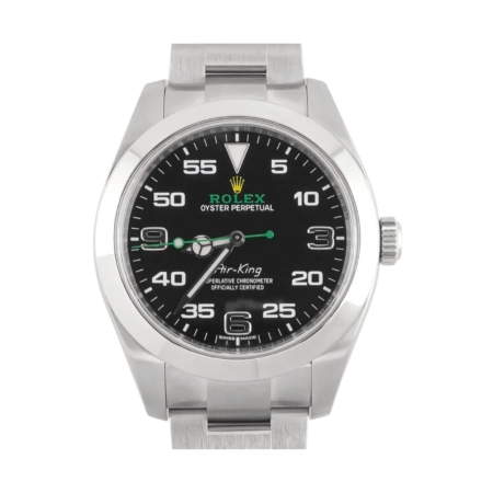 Rolex Air-King Stainless Steel Black Arabic Dial 116900