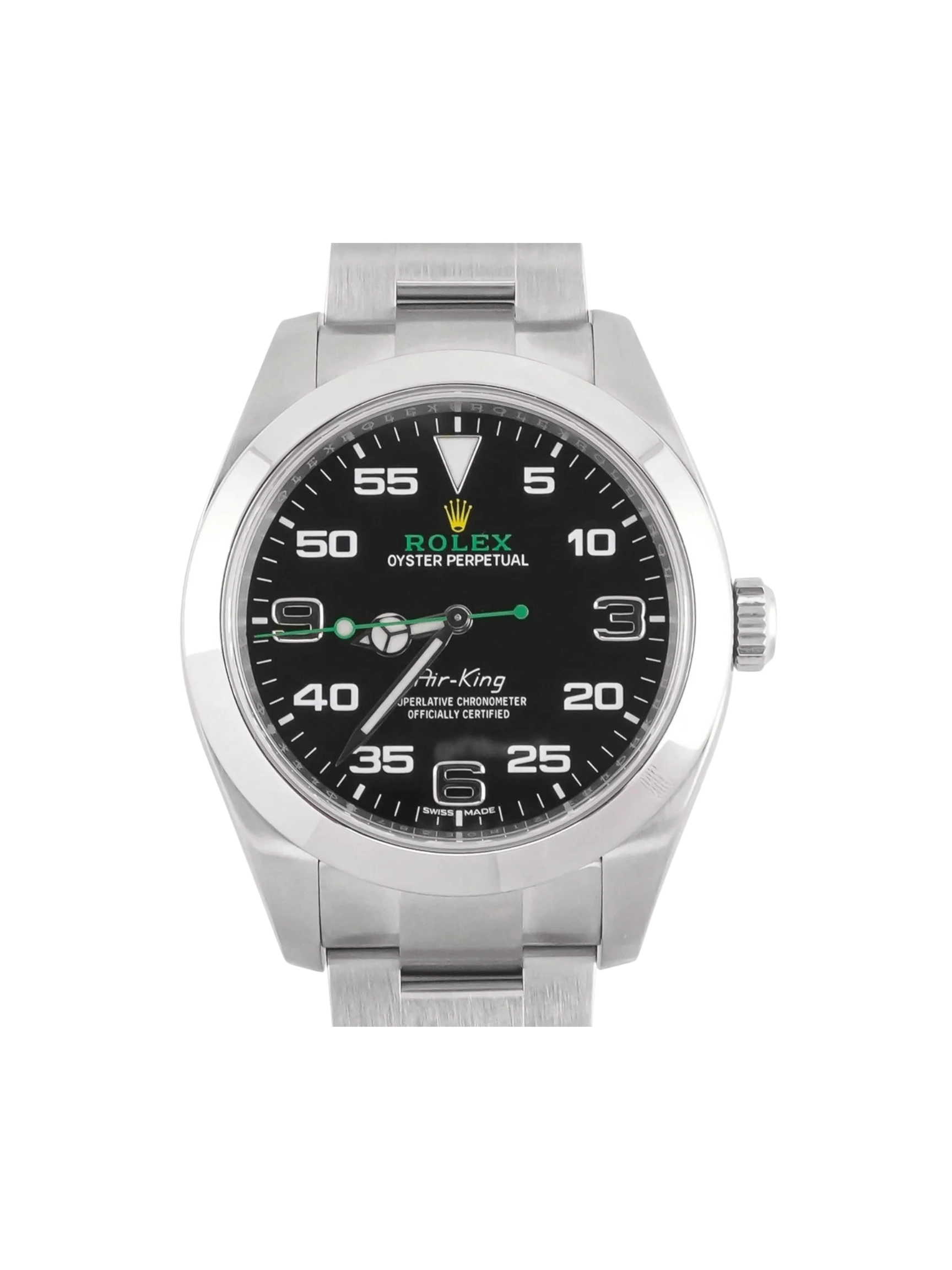 Rolex Air-King Stainless Steel Black Arabic Dial 116900