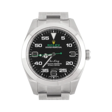 Rolex Air-King Stainless Steel Black Arabic Dial 116900