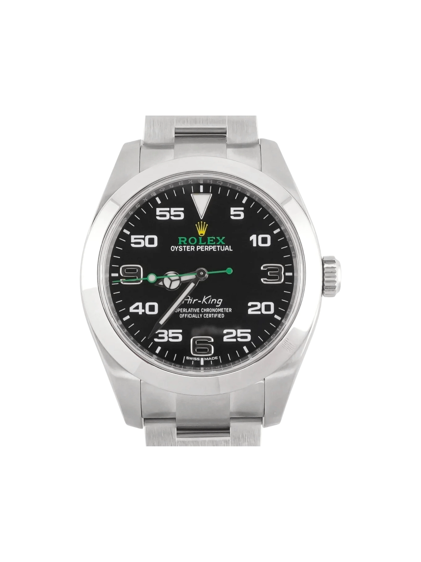 Rolex Air-King Stainless Steel Black Arabic Dial 116900