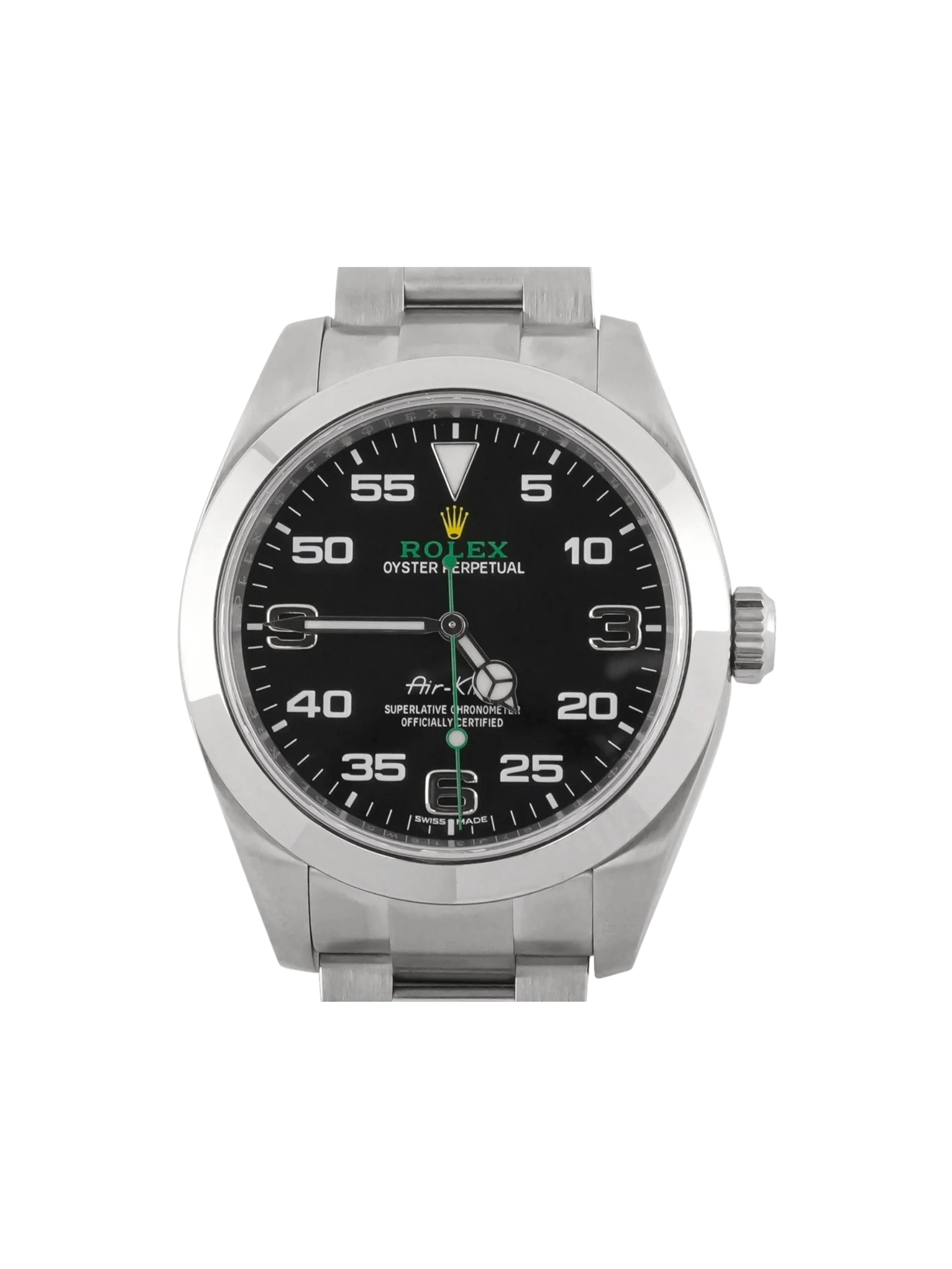 Rolex Air-King Stainless Steel Black Arabic Dial 116900