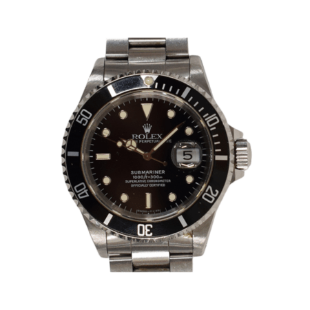 Rolex Submariner Date Stainless Steel Black Dial 16610