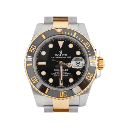 Rolex Submariner Date Stainless Steel and Yellow Gold Black Dial 116613LN