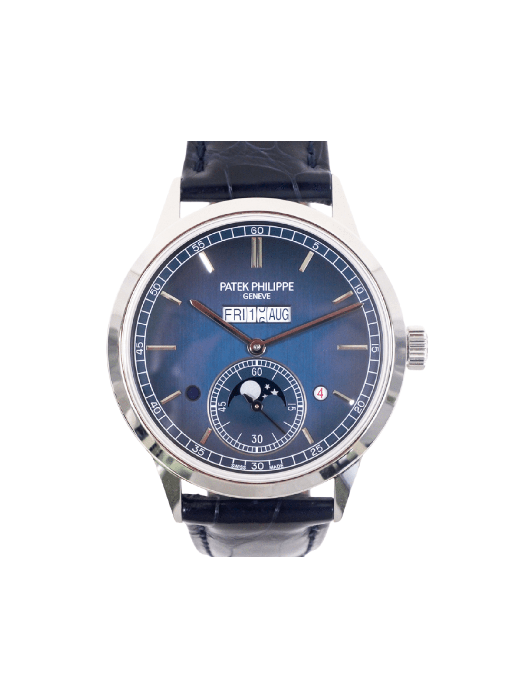 Patek Philippe Grand Complications Perpetual Calendar Platinum Blue Dial 5236P-001