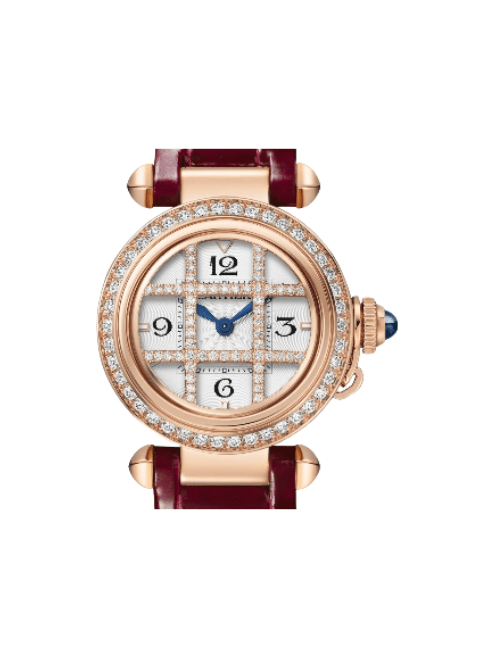 Cartier Pasha Diamond Bezel Rose Gold Ivory Dial WJPA0021