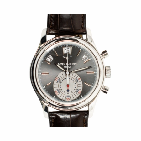 Patek Philippe Annual Calendar Chronograph Platinum Grey Dial 5960P-001