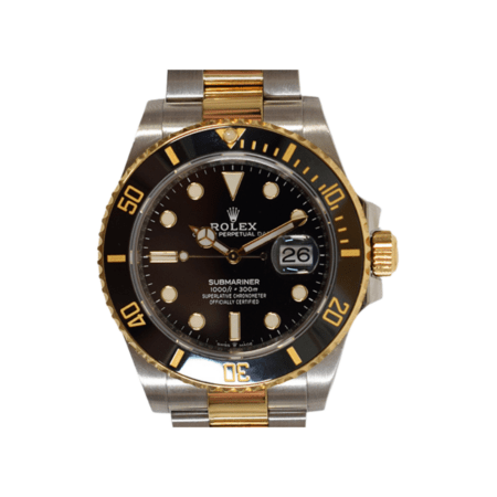 Rolex Submariner Date Stainless Steel and Yellow Gold Black Dial 126613LN