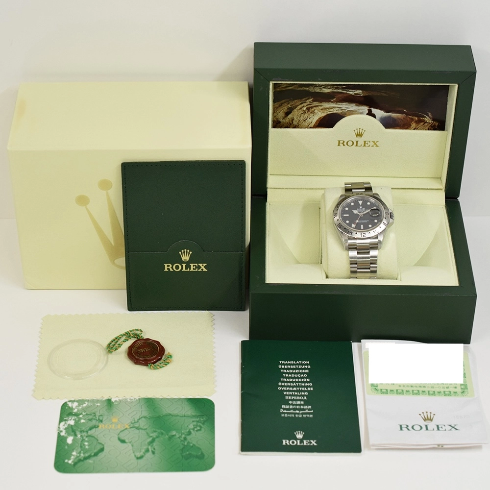 Rolex Explorer II Stainless Steel Black Dial 16570