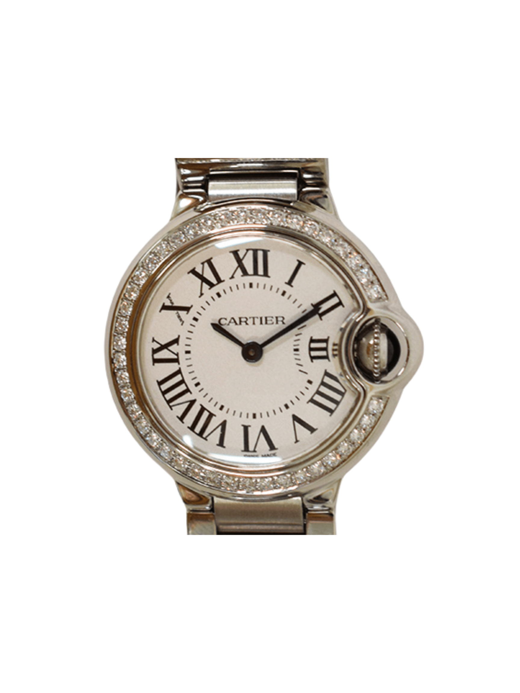 Cartier Ballon Bleu Stainless Steel Silver Roman Dial W4BB0015