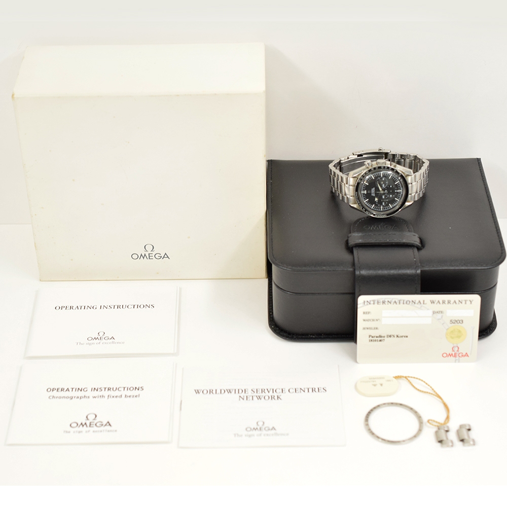 Omega Speedmaster Broad Arrow Stainless Steel Black Dial 3594.5