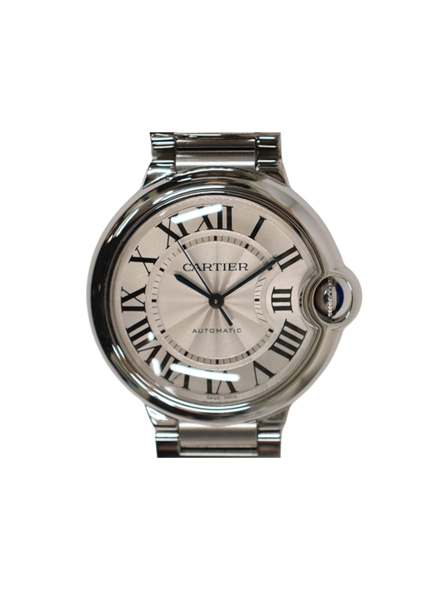 Cartier Ballon Bleu Stainless Steel Silver Roman Dial W6920046