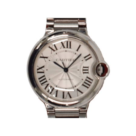 Cartier Ballon Bleu Stainless Steel Silver Roman Dial W6920046