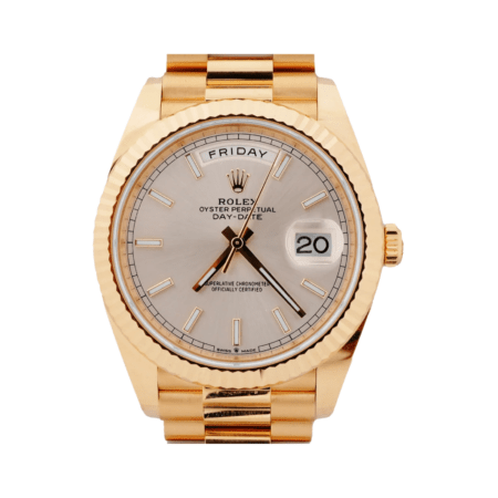 Rolex Day-Date Yellow Gold Silver Dial 228238