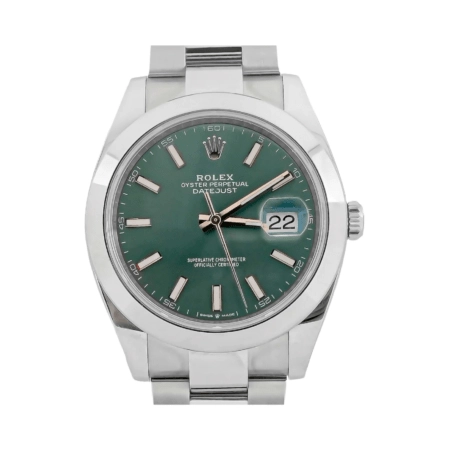Rolex Datejust Stainless Steel Mint Green Dial 126300