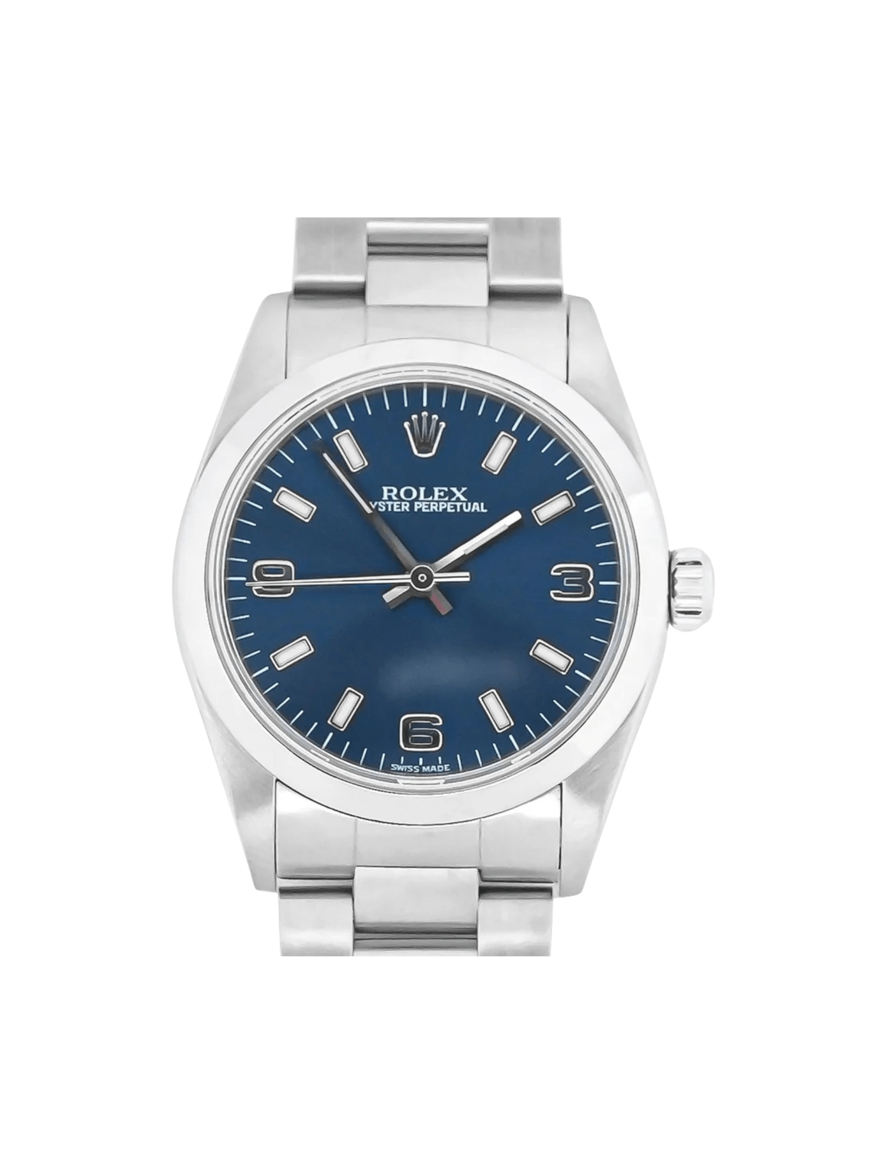 Rolex Oyster Perpetual 31 Stainless Steel Blue Dial 77080