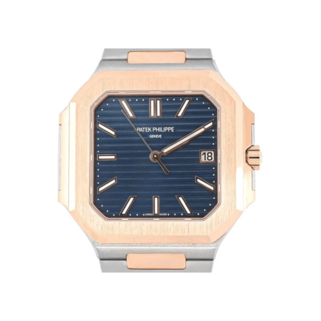Patek Philippe Cubitus Stainless Steel and Rose Gold Blue Stick Dial 5821/1AR-001