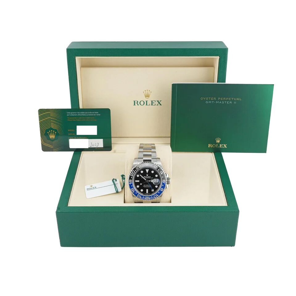 Rolex GMT-Master II "Batman" Stainless Steel Black Dial 126710BLNR