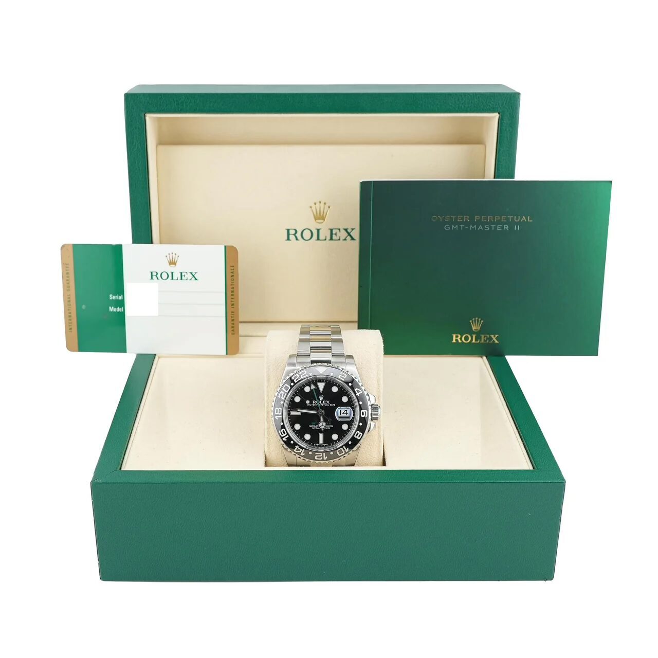Rolex GMT-Master II Stainless Steel Black Dial 116710LN