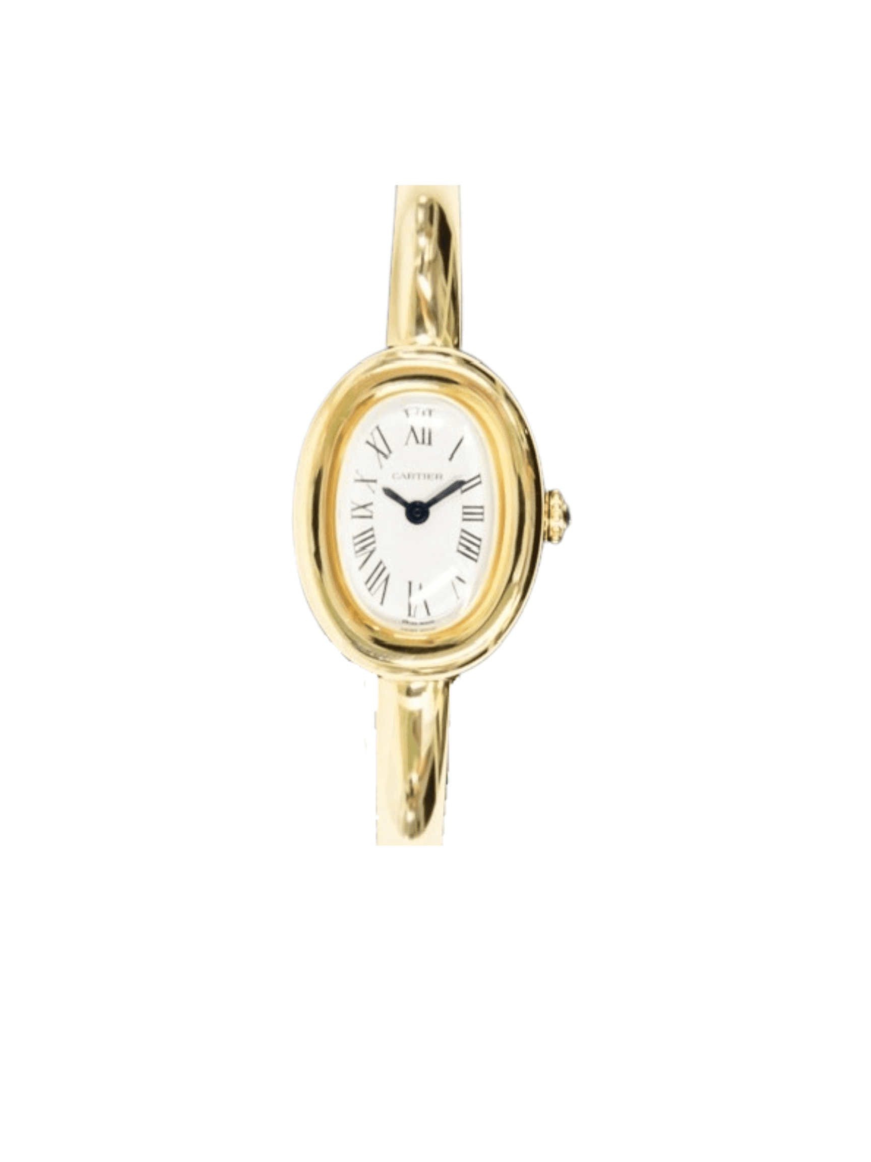 Cartier Baignoire Yellow Gold White Roman Dial WGBA0045