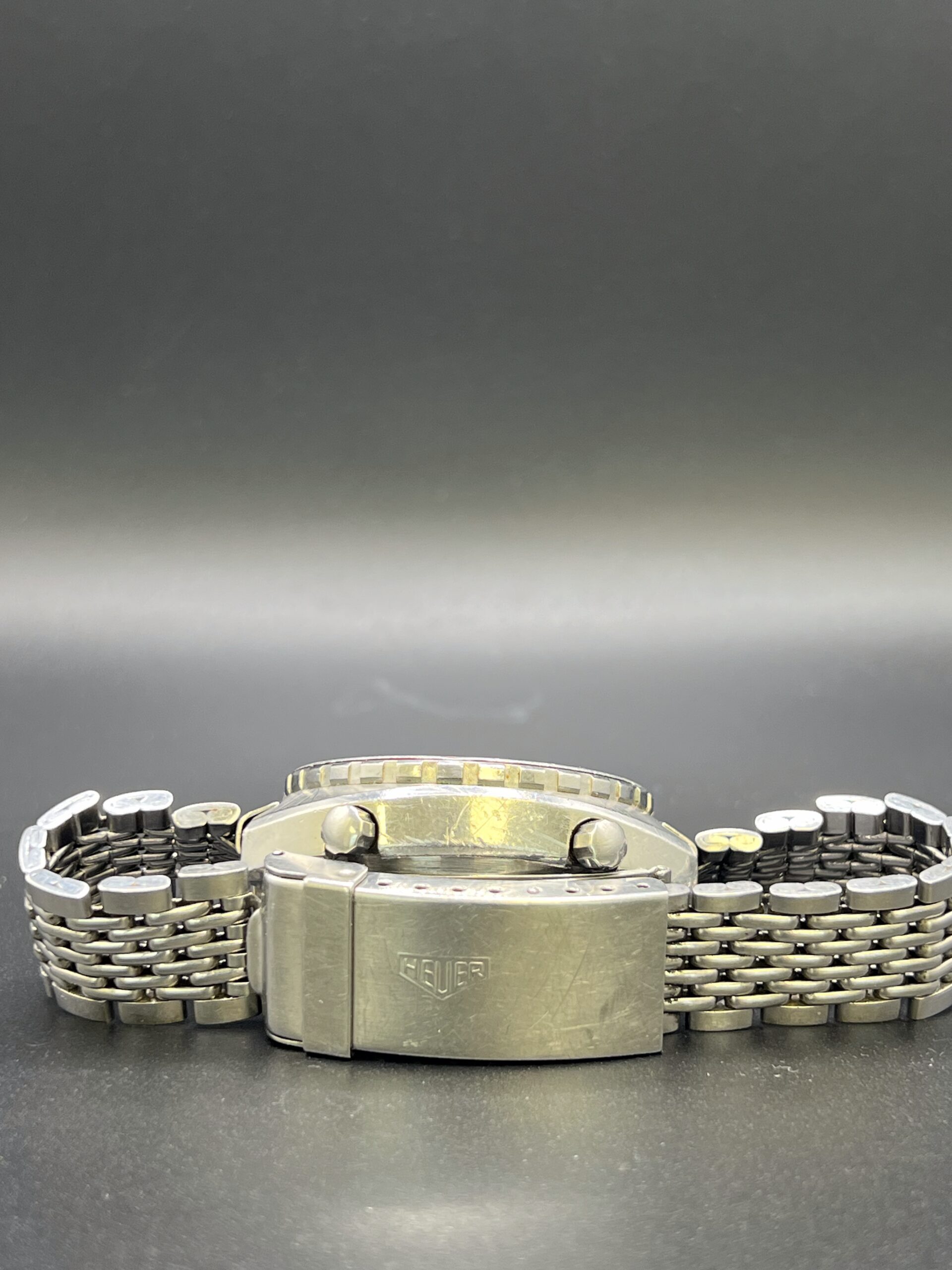 Tag Vintage Heuer Autavia GMT Black Dial 11630 bracelet