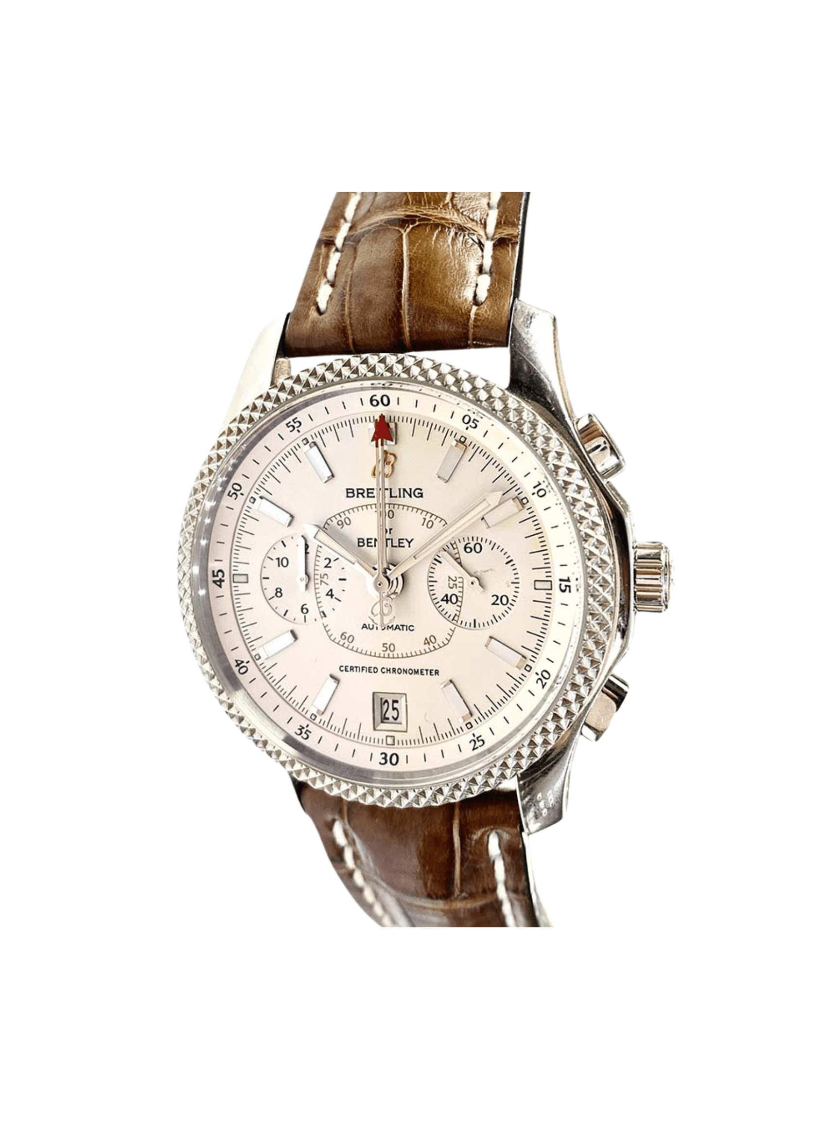 Breitling Bentley Mark VI Stainless Steel Ivory Dial P2662C2/G611/739