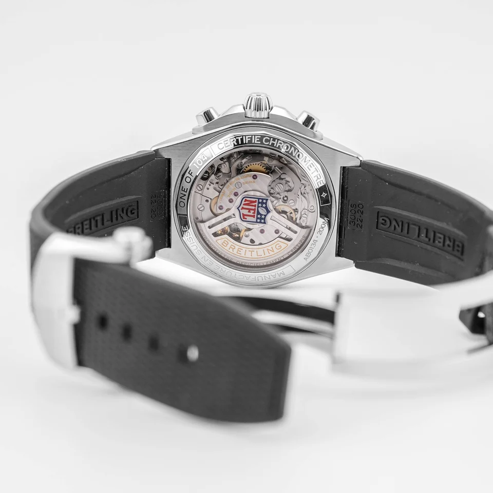 Breitling Chronomat B01 "New York Jets" Stainless Steel Green Dial AB01342B1L5S1