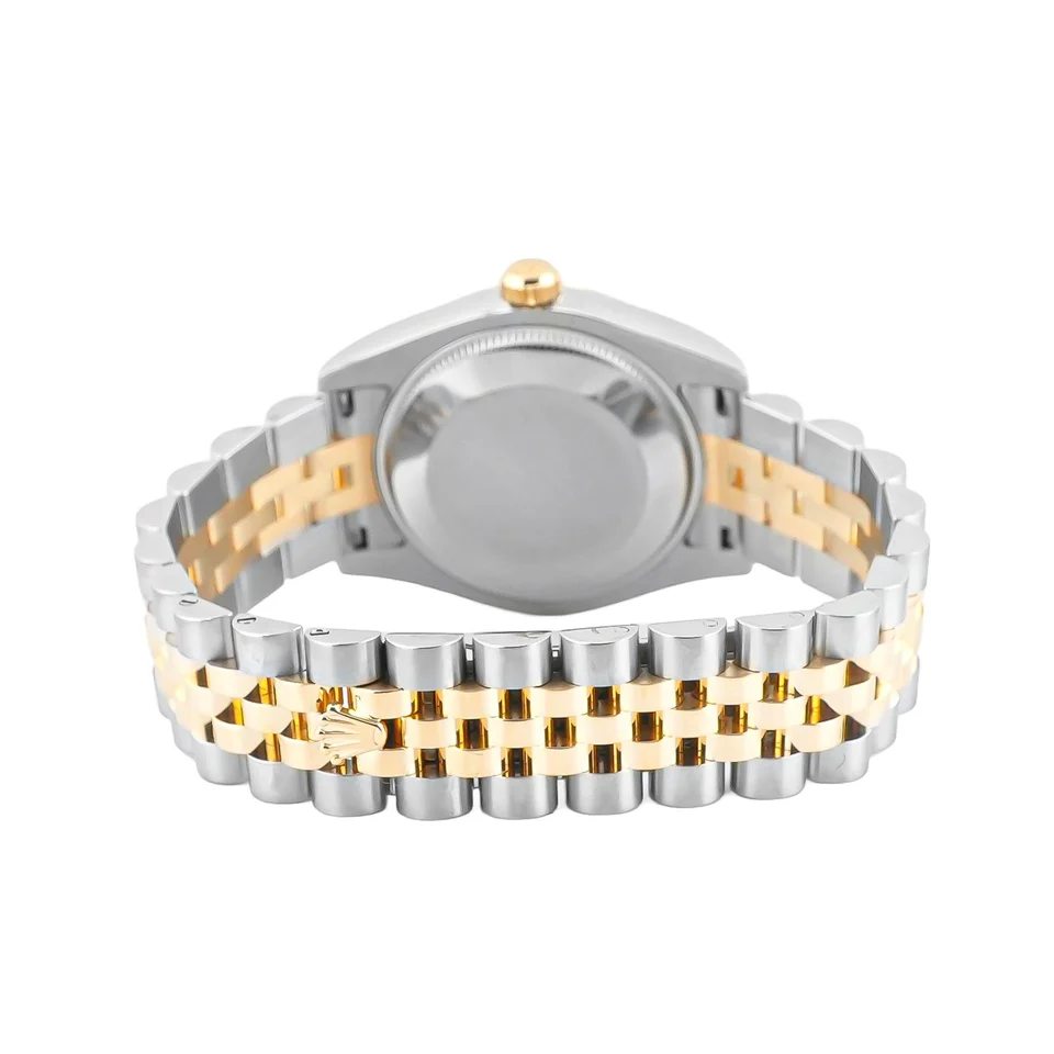 Rolex Lady-Datejust 31 Stainless Steel and Yellow Gold Champagne Stick Dial 178273
