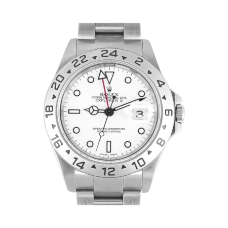 Rolex Explorer II Stainless Steel White Dial 16570