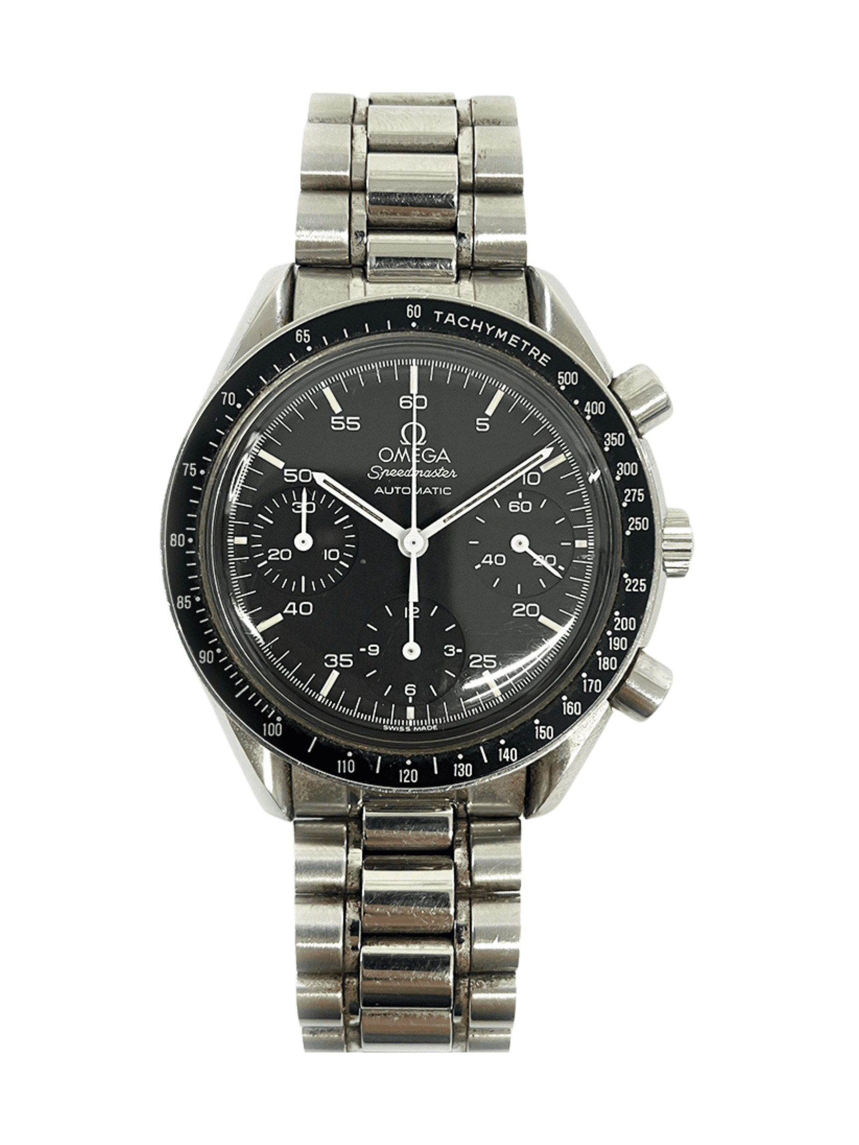 Omega Speedmaster Reduced Stainless Steel Black Dial 3510.5 Bracelet