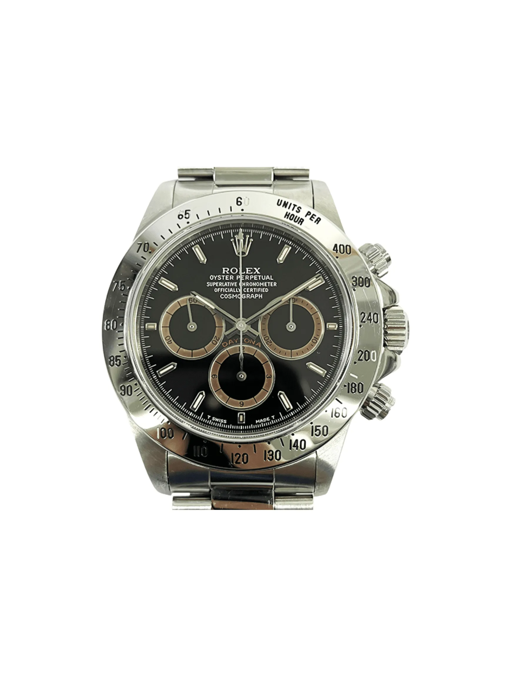 Rolex Daytona "Zenith Movement" Stainless Steel Black Dial 16520